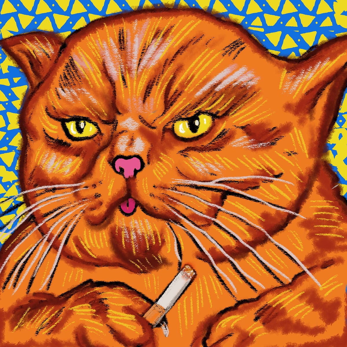 cats and tobacco Four Fascinating Reasons Your Cat Is Chain Smoking | by Lethargicartist