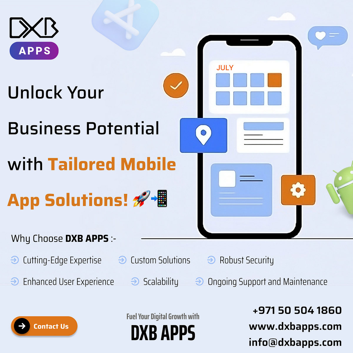 DXB APPS offering best mobile apps via Mobile App Developers Abu Dhabi ...