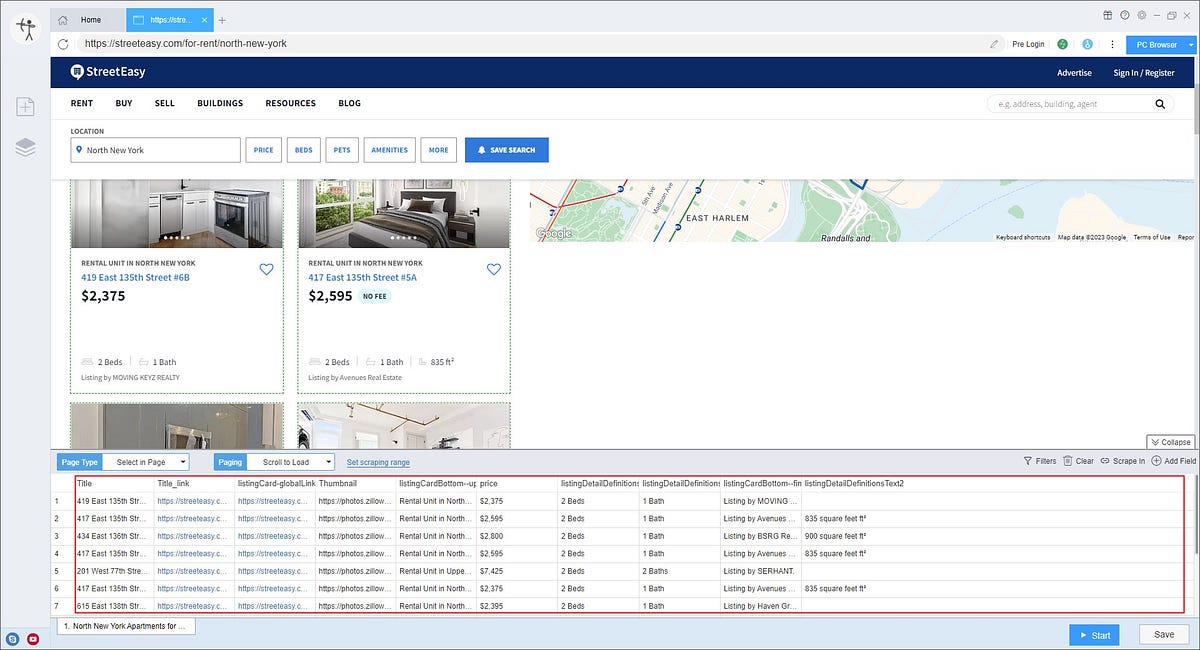 Easy way to scrape data from StreetEasy | by ScrapingCat | Medium