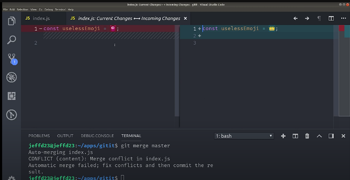 Merging in Git. Merging in Git is the place where… | by Harvey Taningco ...