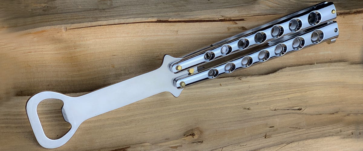 I want a trainer butterfly knife, but my parents really don't