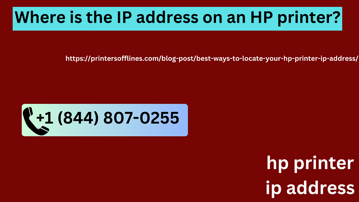 Where is the IP address on an HP printer? by Angken Jun, 2023 Medium