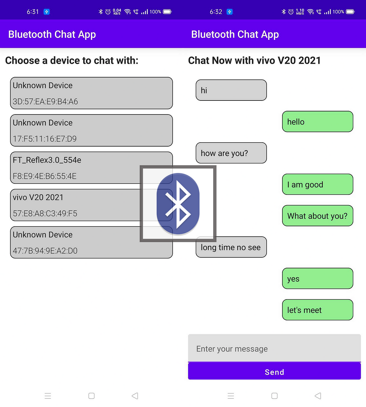 Android Bluetooth Low Energy | Building Chat App with BLE and Jetpack  Compose | by Shaik Ahron | ProAndroidDev