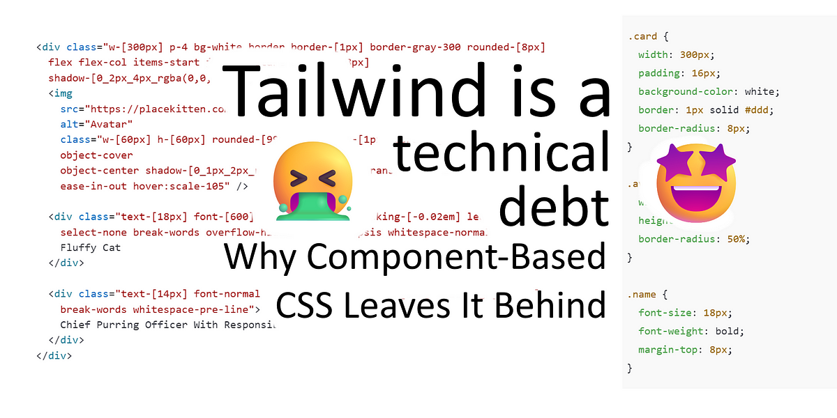 Tailwind Is A Technical Debt: Why Component-Based CSS Leaves It Behind