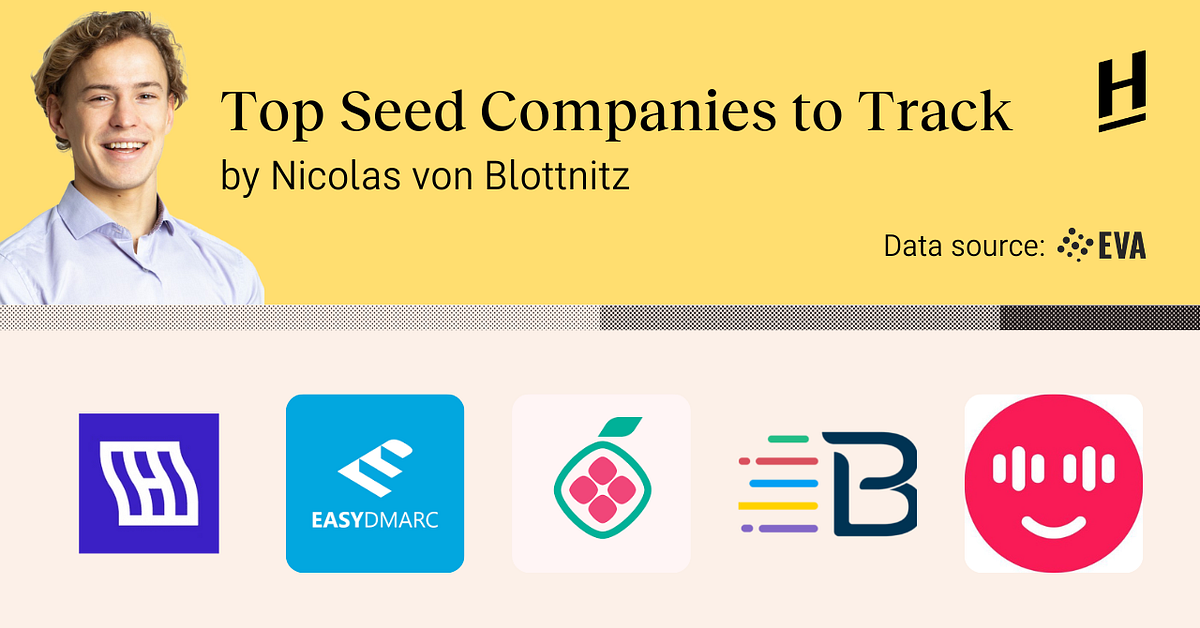 Top Seed Companies Pomelo, BlueTape, Highbeam, Boomy, EasyDMARC by