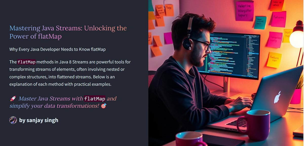 Mastering Java Streams: Unlocking the Power of flatMap | by Sanjay ...