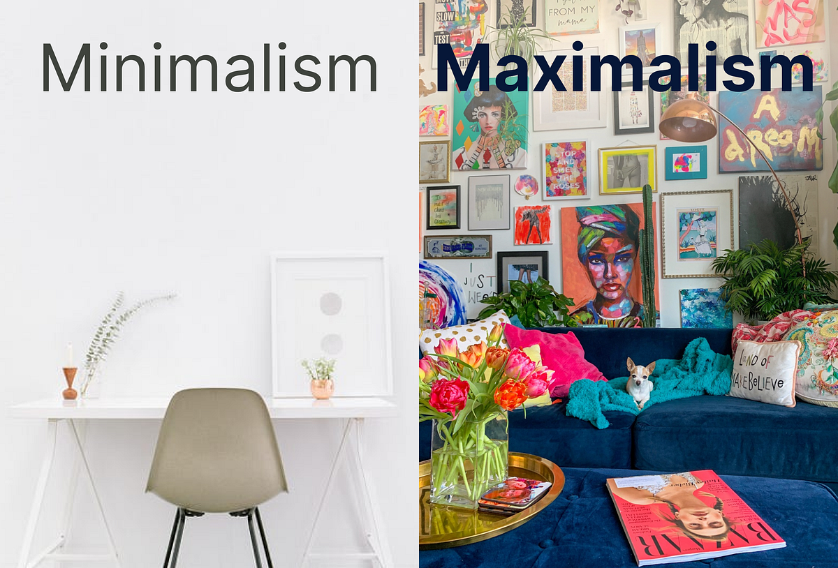 Minimalism vs. Maximalism A Cultural Clash in Product and UI/UX Design by Chantal Zhang Medium