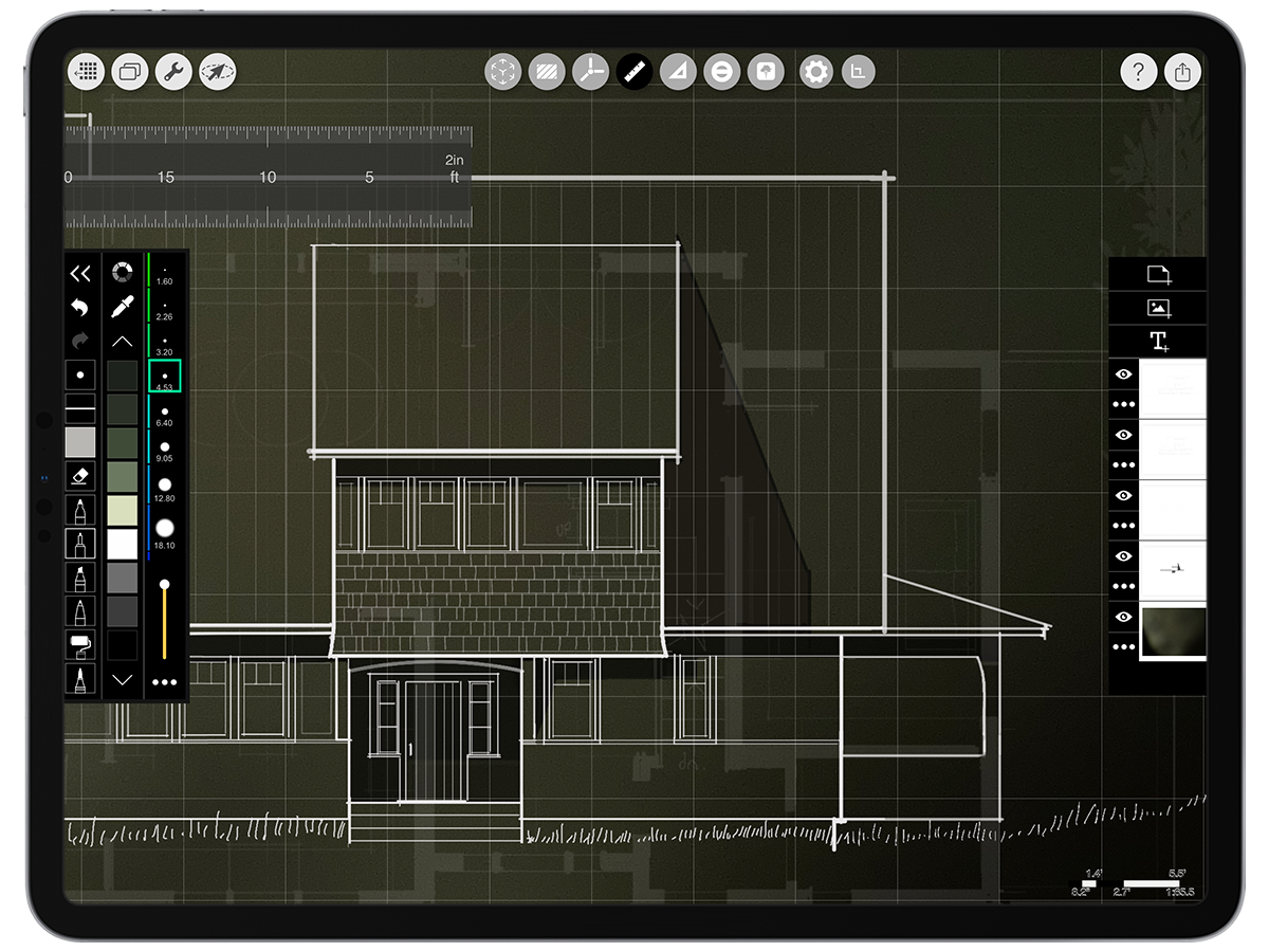 Top Trace Sketches of the Month Elevation Drawings by morpholio
