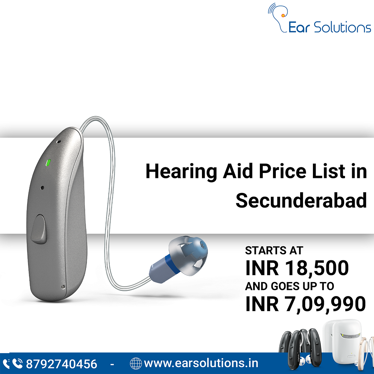 Hearing Aid Price List in Secunderabad Ear Solutions Medium
