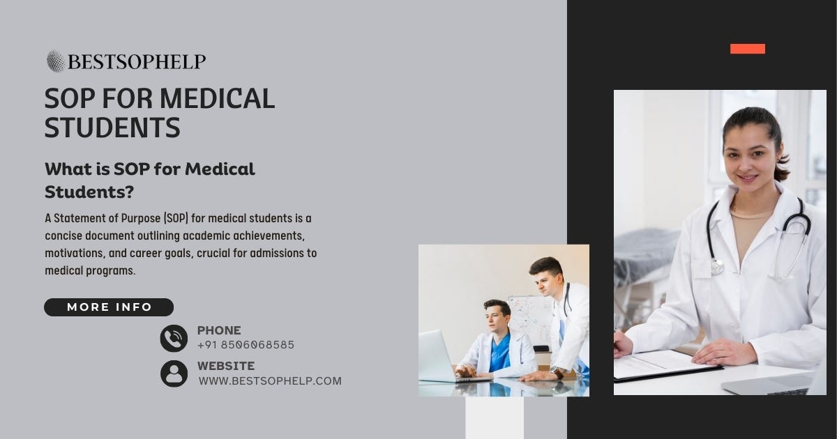 What is SOP for Medical Students? | by Bessophelp | Mar, 2024 | Medium