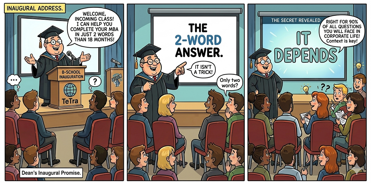Why ‘It Depends’ Is the Most Brilliant Answer in Management