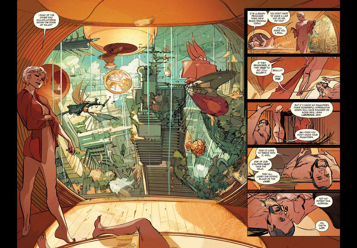 A study of Rick Remender’s Low. … and the stunning art of this graphic