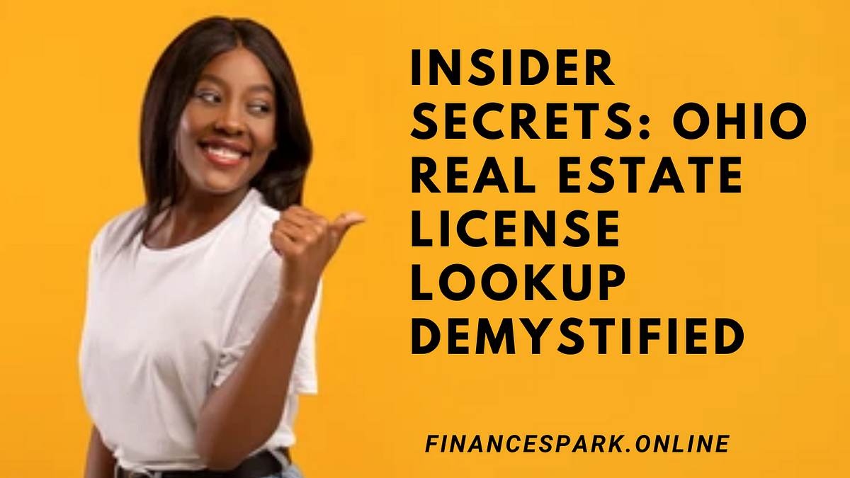 Insider Secrets Ohio Real Estate License Lookup Demystified social