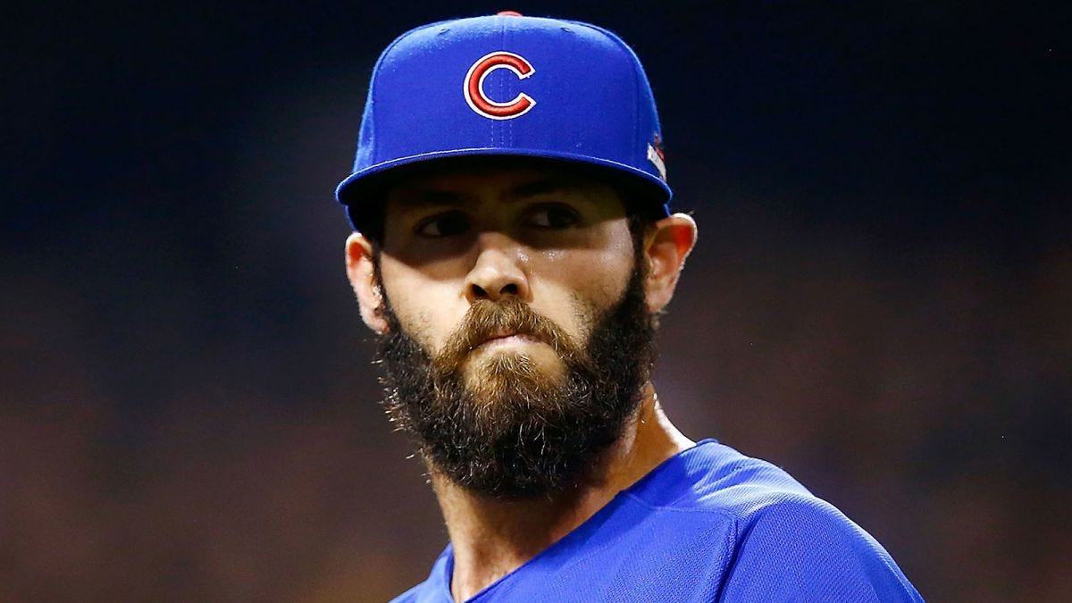 Jake Arrieta Shaves Before Every Game. His Beard Just Says, “Nope.”, by  Luke Trayser, Words for Life