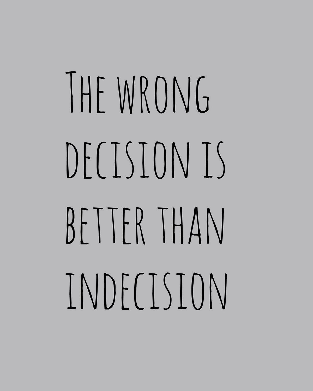 The jungle of ​​Indecision
