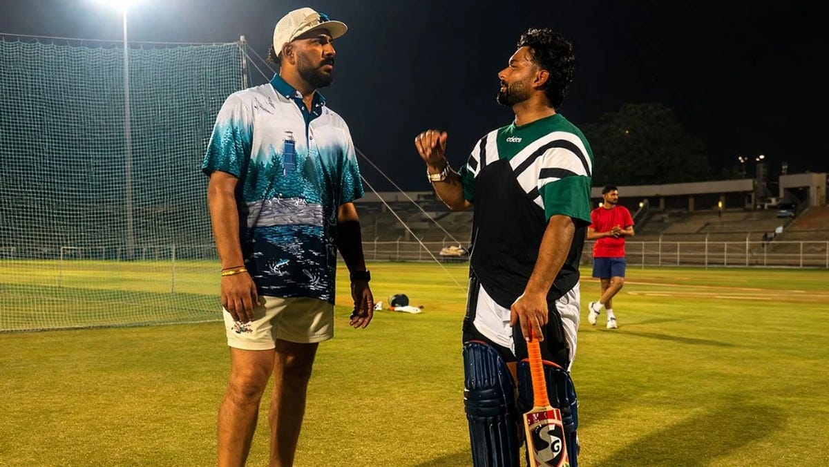 Rishabh Pant Trains with Yuvraj Singh Ahead of Indian Premier League 2026