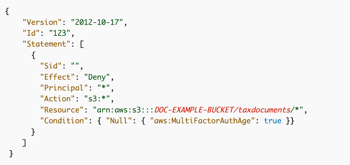 MFA on Delete For S3 Buckets. ACM.205 Requiring AWS principals to… by