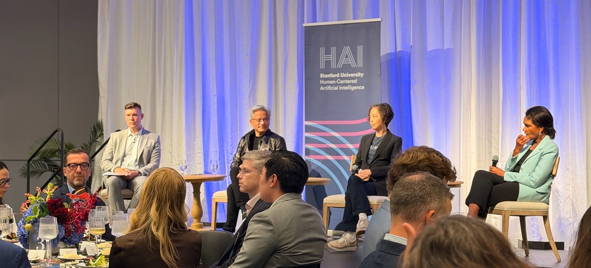 Anxiety Is Not a Policy: An Evening with Jensen Huang, Fei-Fei Li, and Rice at the Stanford HAI…