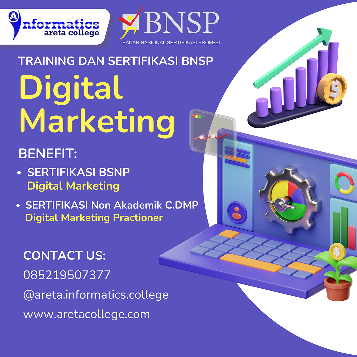 Ikuti Bootcamp Bnsp Digital Marketing Untuk Sertifikasi Bnsp Yang