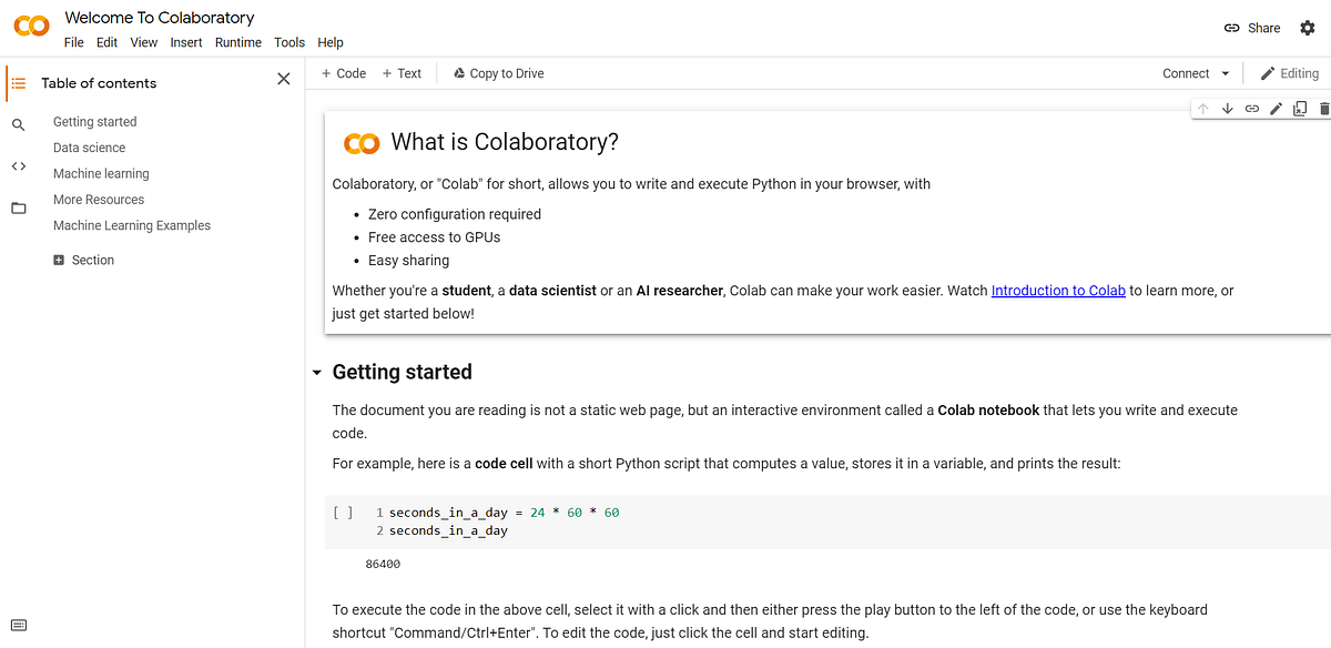 在Google上寫Python — Google Colaboratory新手教學 - 顏劭庭 - Medium