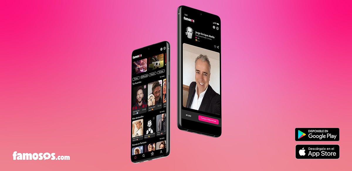 Famosos App: Los 6 pasos para pedir el video personalizado de tu artista  favorito, by Famosos