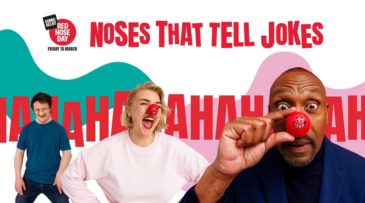 Comic Relief has launched the first ever ‘Noses That Tell Jokes’ with