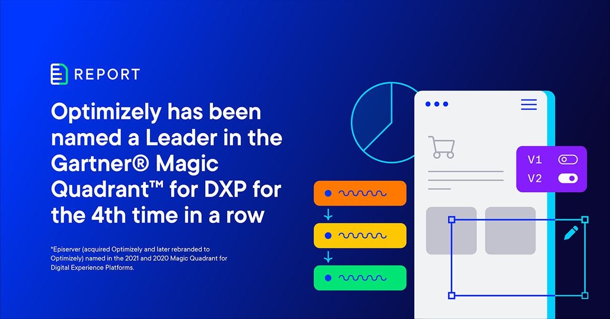 Friday design & tech roundup — Optimizely named as a Magic Quadrant