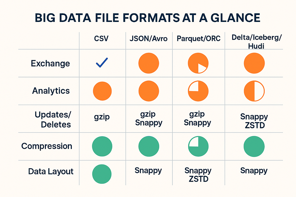 Big Data File Formats in 2026: Row vs Column, Binary, and Open Table ...