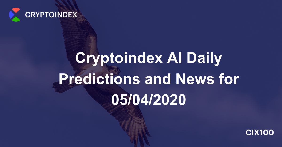 Cryptoindex AI Daily Predictions and News for 05/04/2020