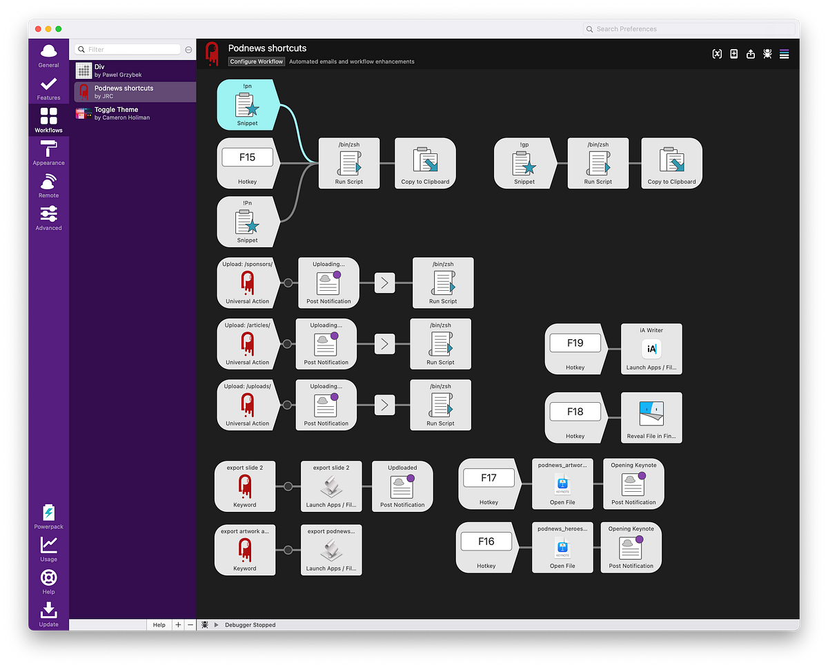 How I use Alfred on my Mac to automate all the things by James Cridland Medium