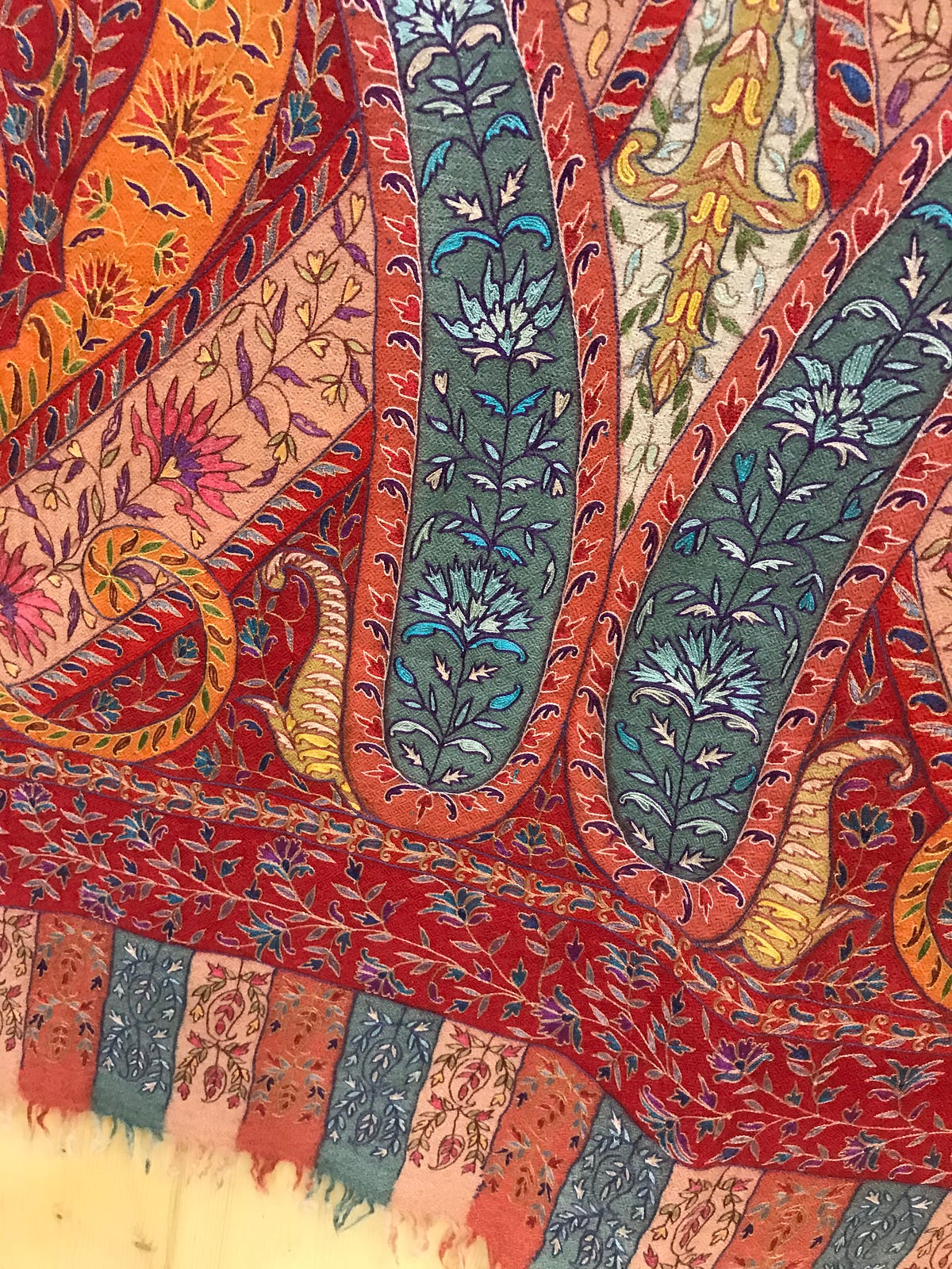 kalamkari pashmina shawl