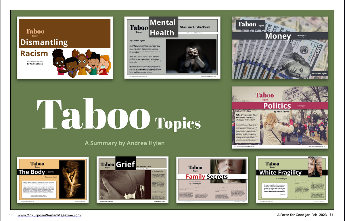 Taboo Topic A Summary. I am an Evolutionary Woman. My life is… by