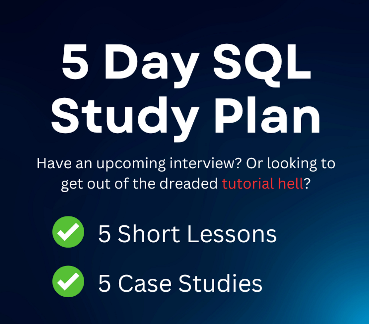 5Day SQL Day Study Plan Master your SQL interview by Pintu Kumar kushwaha Medium