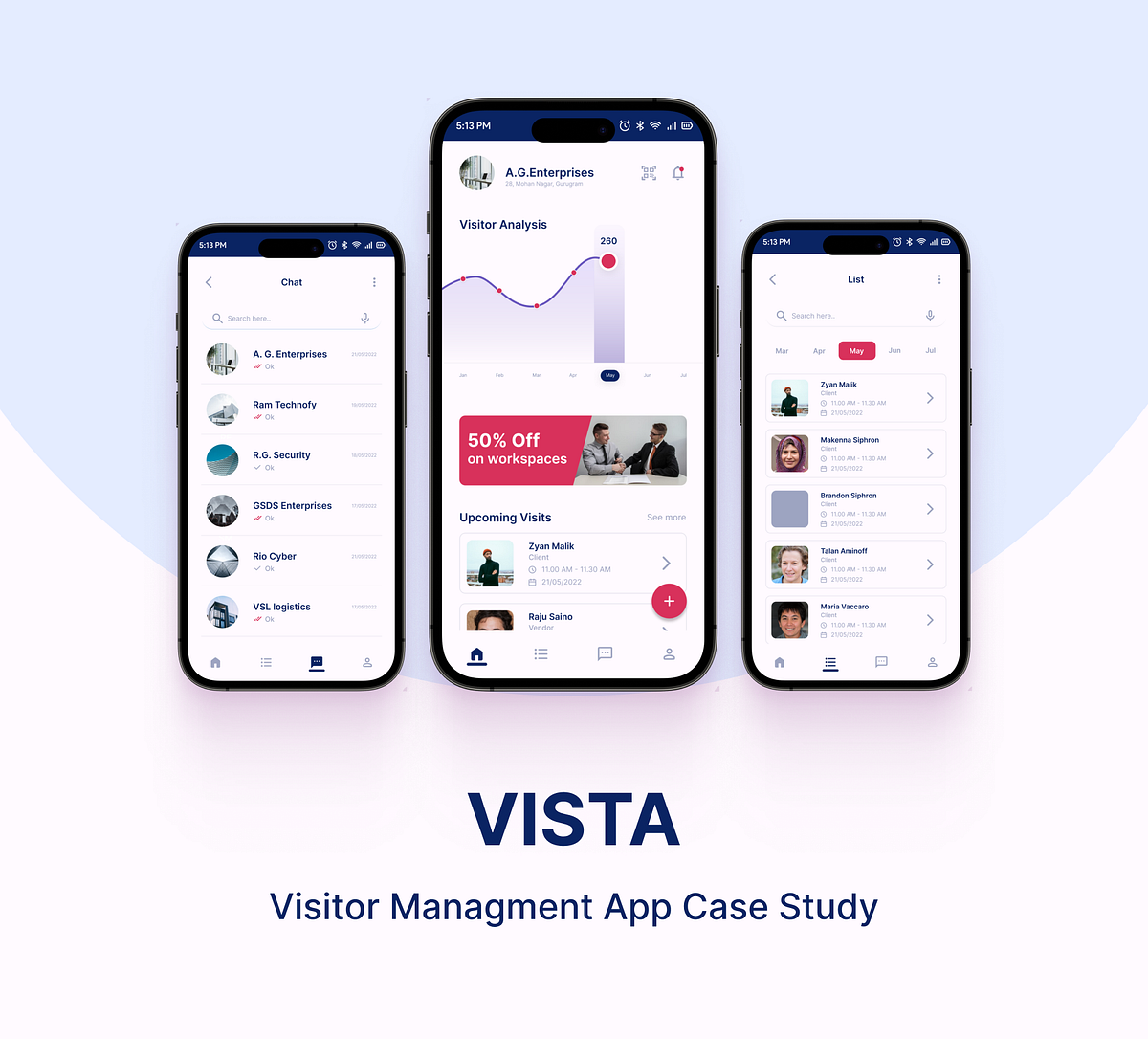 Case study visitor management app by Nehal Thakre (He/Him) Bootcamp