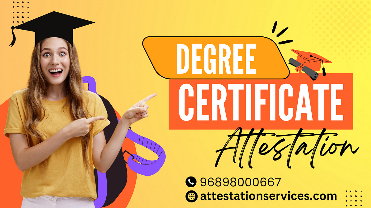 Degree Certificate Attestation. A Degree Certificate Is Issued To… | By ...