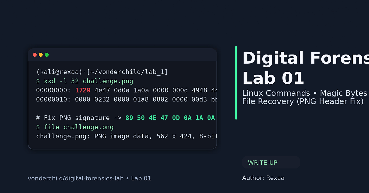 Introduction to Digital Forensic — vonderchild ( Lab — 01 ) | by rexaa ...