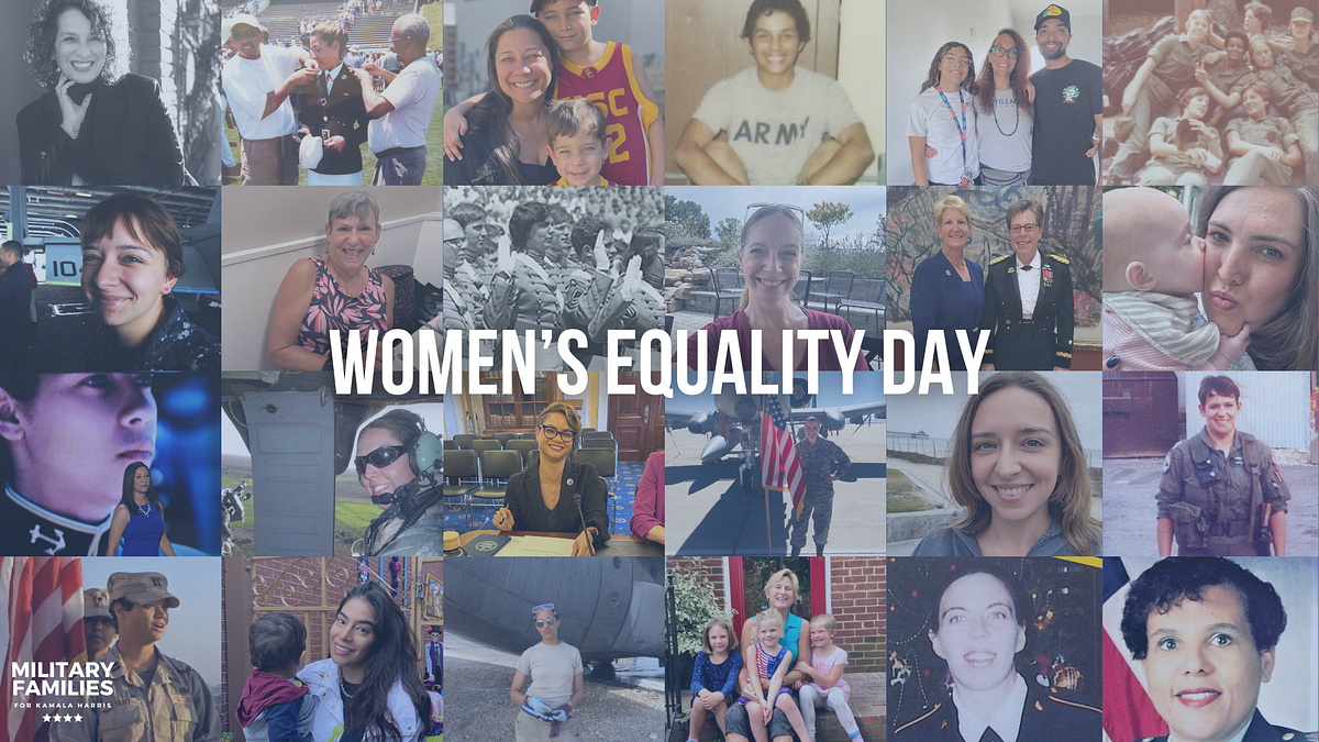 Honoring Women’s Equality Day Why Women Veterans Support Kamala Harris