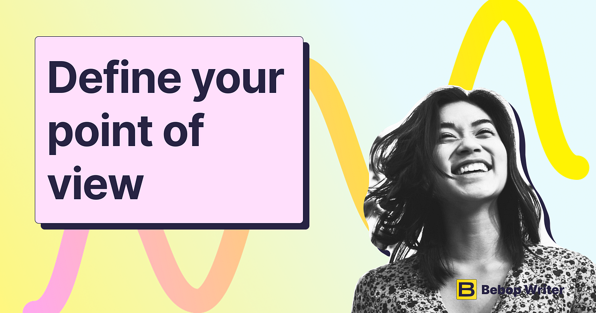 Define your book’s pointofview. Most emerging writers fail to develop