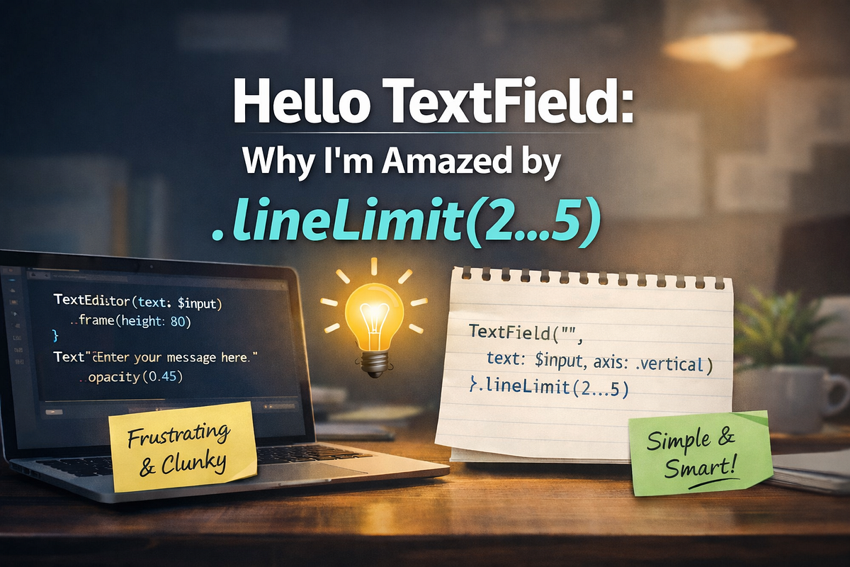 Rethinking Multi-Line Input in SwiftUI: TextField vs TextEditor | by ...