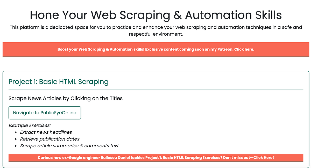 Master Web Scraping and Automation with Real-World Projects: Get Hands ...