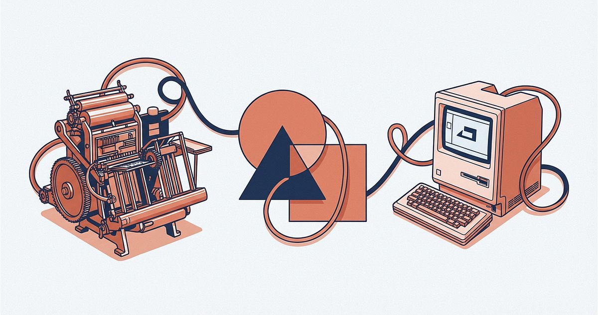 Disruption has a shape. Design history shows us what it is.