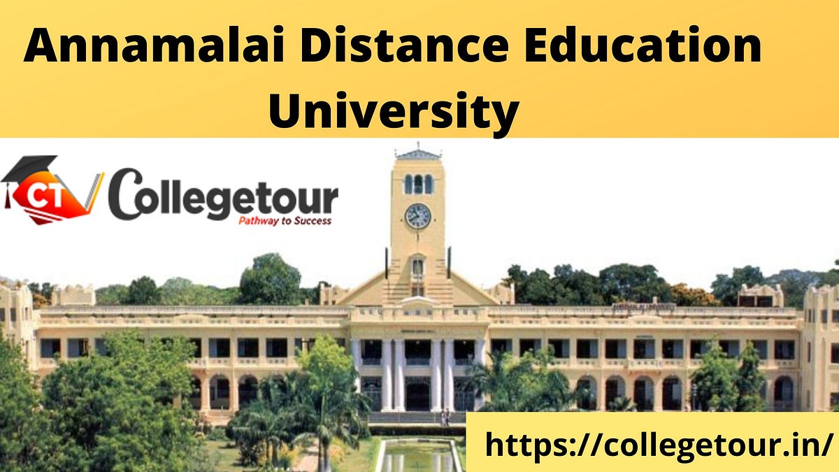 Annamalai University Distance Education|Distance Education: Courses ...