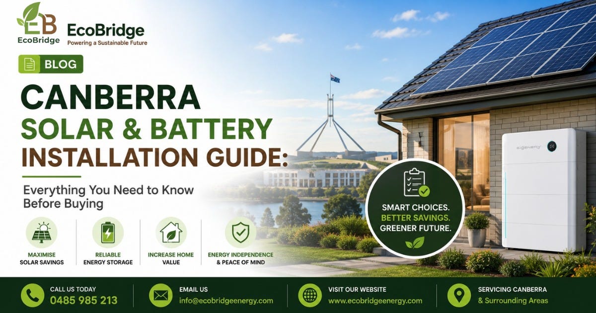 Canberra Solar and Battery Installation Guide: Everything Homeowners Need to Know Before Investing