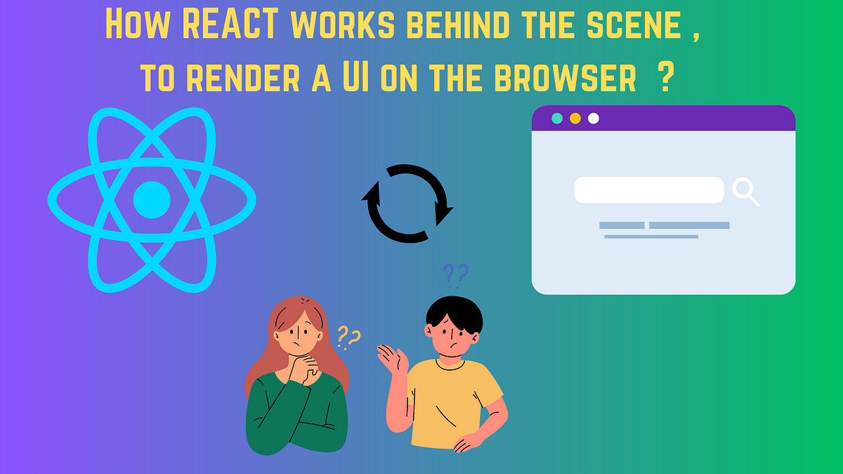 How React works behind the Scene, a detailed explanation of loading a ...