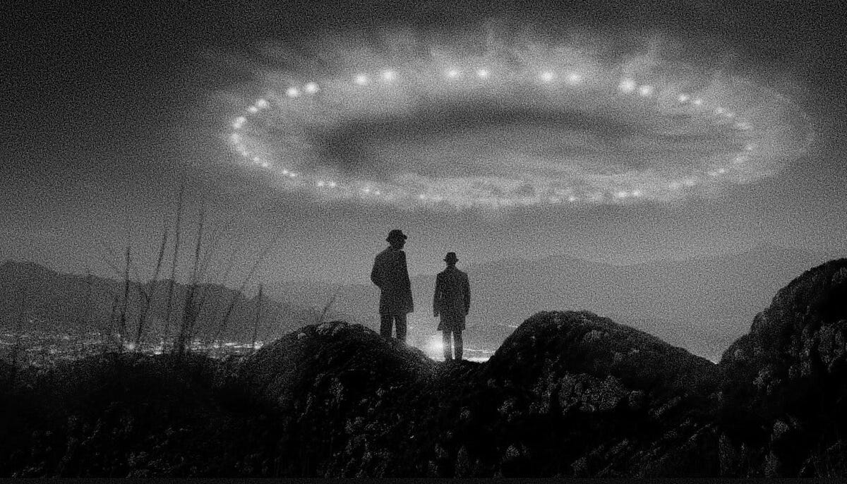 The First Flying Saucer Incident at Mount Rainier by Ella Alderson Predict Medium picture