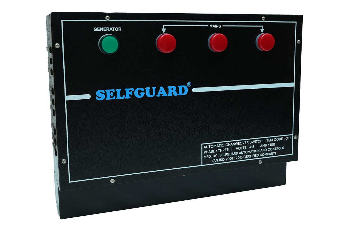 GET THE BEST QUALITY OF AUTOMATIC CHANGEOVER SWITCH - Selfguard - Medium