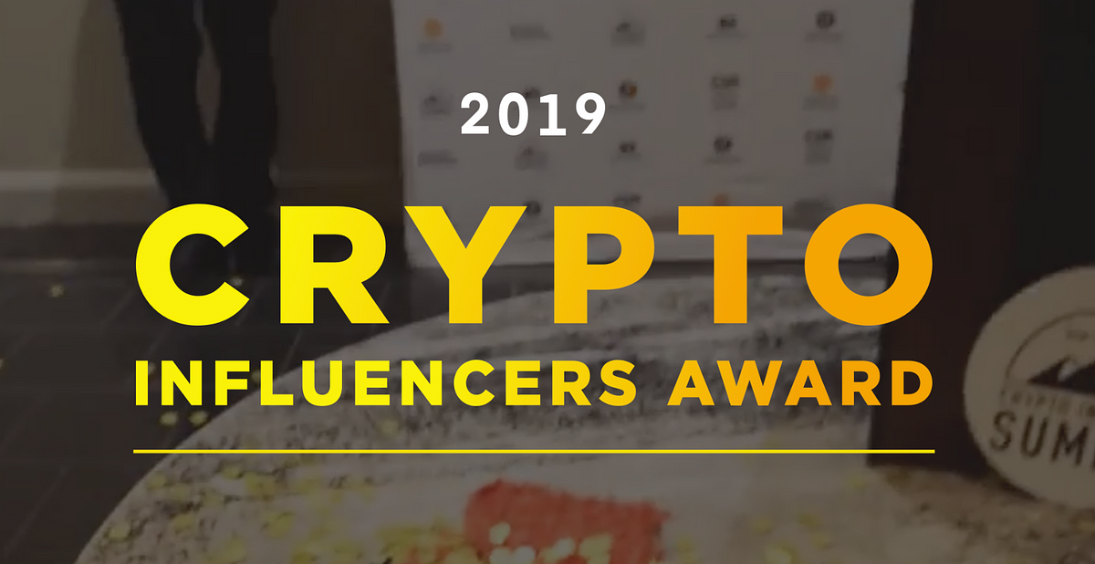 crypto influence awards