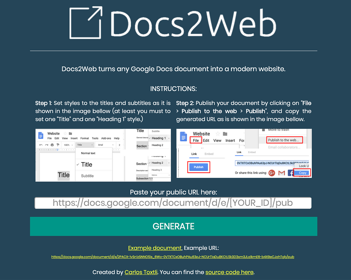 doc2web-turns-any-google-docs-document-into-a-modern-website-by