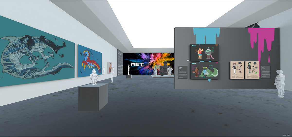 Creating a WebXR Exhibition using Mozilla Hubs | by Sophie Dixon |  Mnemoscene | Medium