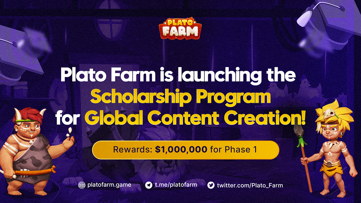 Plato Farm Scholarship Program for Global Content Creation! (1,000,000